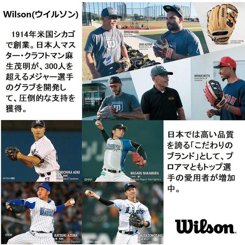 Wilson(ウイルソン) 野球 グラブ袋 WTA8020BL ブラック L38xW35 (cm)|store-rose|02