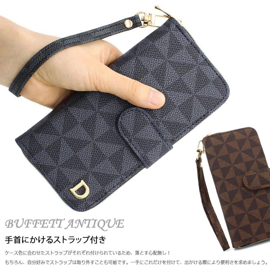 Xperia 8 SOV42 902SO UQmobile 8Lite SOV44 スマホケース 手帳型 財布型 カード収納 ケース ファスナー付き エクスペリア8 8ライト ストラップ付き カバー | Xperia 8 | 07