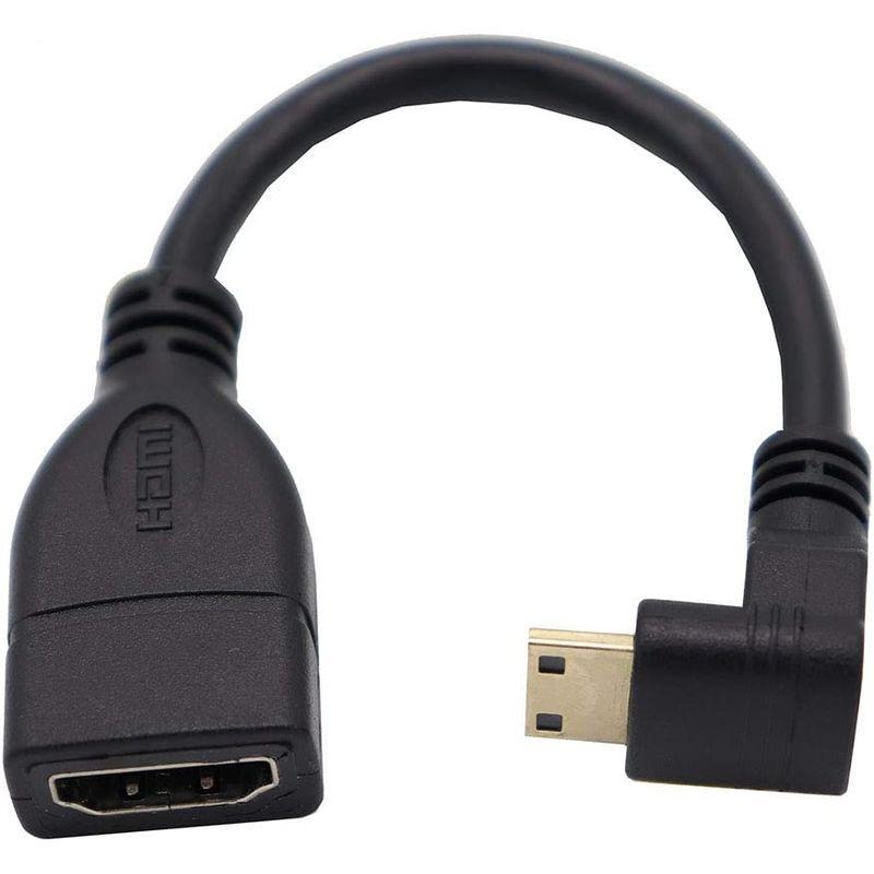 KKM-ラブショー ハイスピードmini HDMI(オス)to HDMI(メス)変換ケーブル HDMIタイプAメス-HDMIタイプC(min
