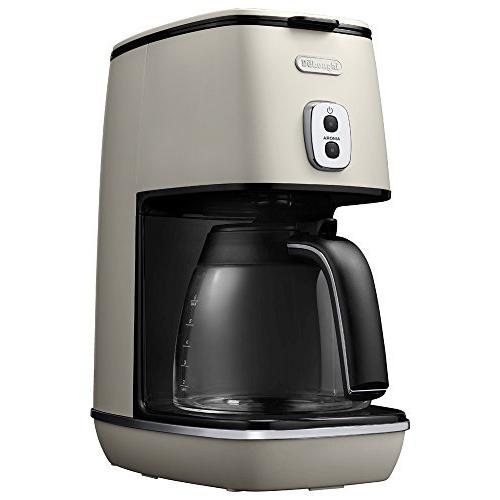 デロンギ(DeLonghi) ディスティンタコレクション ドリップコーヒーメーカー アロマモード搭載 ホワイト 6杯 ICMI011J-W