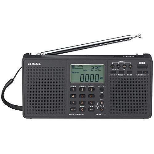 アイワ ワールドバンドラジオ パールブラック