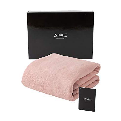 ナイスデイ シルク 毛布 ピンク シングル (140×200cm) シルク100%(毛羽部分) ブランケット 保湿性 しっとり なめらか NIKKE ニッケ 日本製 56460101