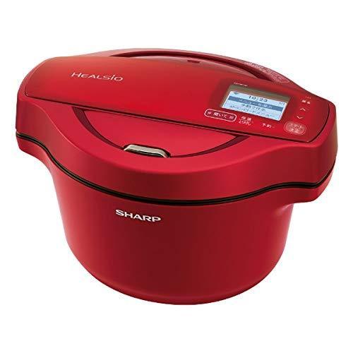 シャープ 水なし自動調理鍋 1.6L レッド系SHARP ヘルシオホット