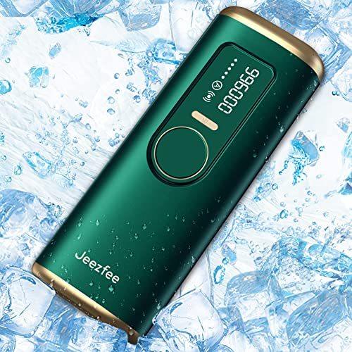 脱毛器 99万発照射 家庭用脱毛器 5階段調整 手動/自動/連続照射モード メンズ レディース兼用 (緑)