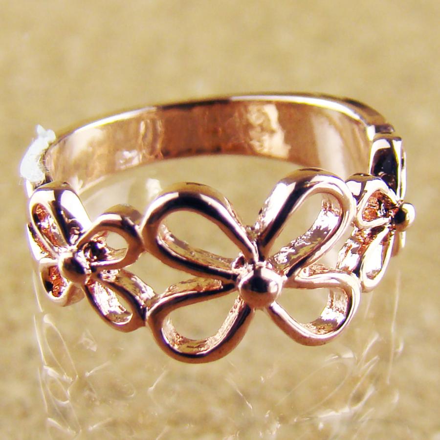 ピンキーリング レディース 指輪 50代 40代 3号 5号 シルバー ピンク