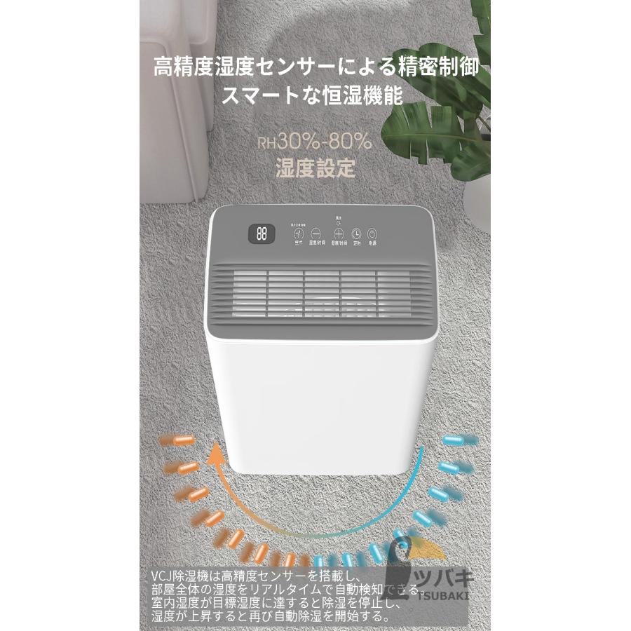 強力除湿機 コンプレッサー式 衣類乾燥機 2025新作 12L/日除湿能力 30