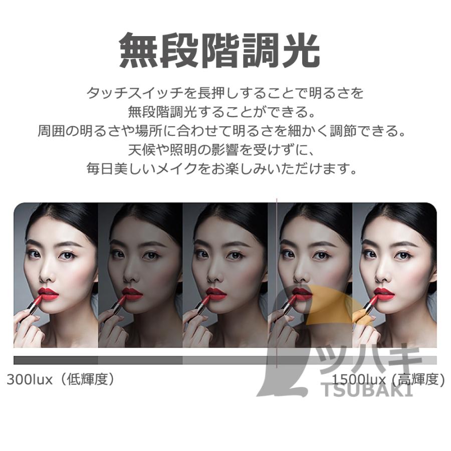 高品質の最高級のLEDメイクアップミラー テレワーク　動画配信　充電式 楽天市場】楽天1位獲得【日本初登場】76個高輝度LED採用 2倍5倍