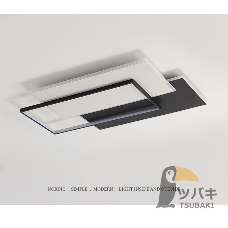 シーリングライト led おしゃれ 北欧 四角形 黒 白 長方形 6畳 8 シーリングライト led おしゃれ 北欧 四角形 黒 白 長方形 6畳 8