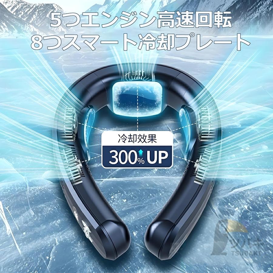 ネックファン 首掛け扇風機 冷却ファン 冷暖房 7000mAh （ホワイト） ネックファン 首掛けファン 瞬間冷却ファン 首掛け扇風機 携帯