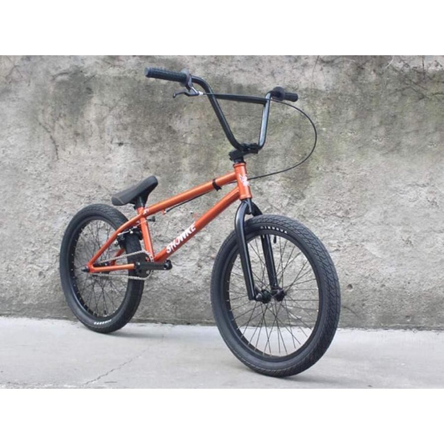 自転車 アクロバット自転車 競技用 自転車 20インチBMXバイク、高強度クロムモリブデン鋼BMXフレーム、Uブレーキ付き3セクション8キー