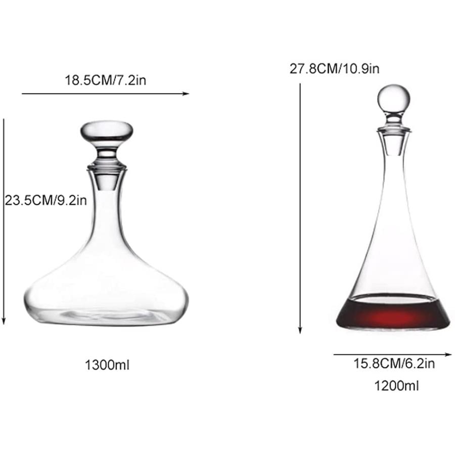 デキャンタークリエイティブデキャンター、蓋付きクリスタルガラスファストデキャンターロングネックホームワインディスペンサーウエスタンワインボトルウイスキ｜store2byliu｜02