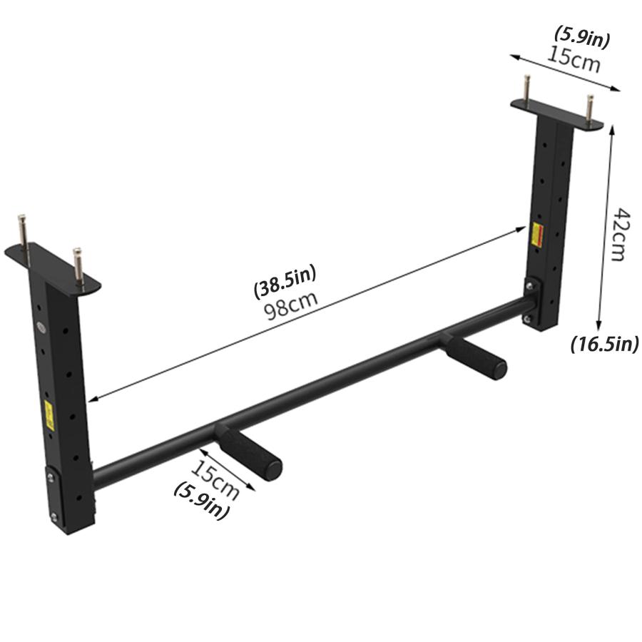 壁掛けプルアップバー98cm 鋼けんすいマシーン 自宅 天井取り付け可能なプルアップバー プロフェッショナル懸垂バー マルチジムけんすい