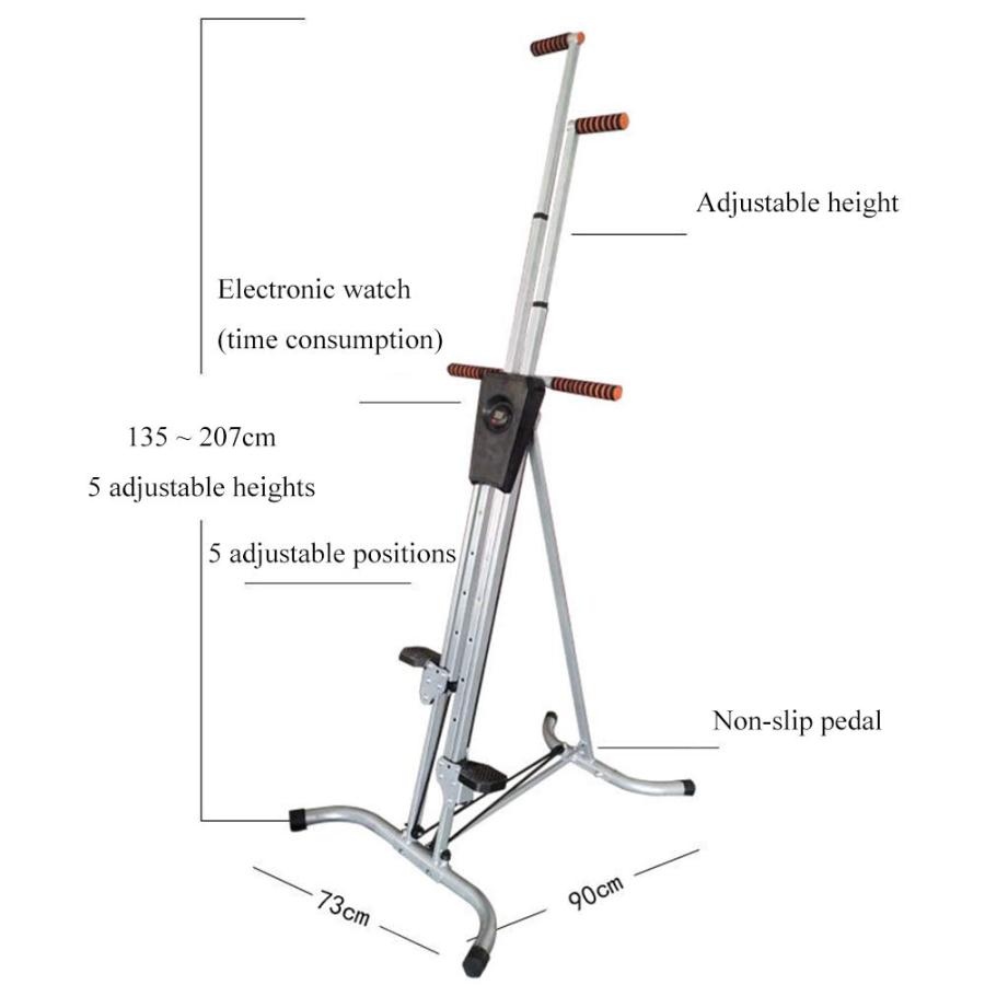 垂直登山家、ステッパー、マグネトロンエクササイズバイク、スペースウォーカー、クライミングマシン、家庭用フィットネス機器｜store2byliu｜02