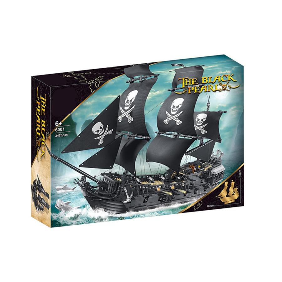 海賊船ビルディングブロック3423個 ブラックパール海賊船モデルキット、ナノビルディングブロック建設玩具収集可能なモデルセット、レゴと互換性があります｜store2byliu｜07