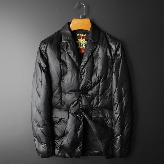 偉大な ダウンジャケット メンズ ショート丈 ダウンコート 中綿コート 軽い アウター 冬 テーラード 厚手 冬服 カジュアル 暖かい 防風 保温 ファッション 防寒服 在庫限り Dev Bioalternativa Pt