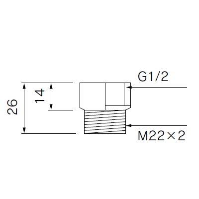 KVK シャワーヘッドアタッチメント(ハンスグローエ) PZKF249-4｜storebambi｜02