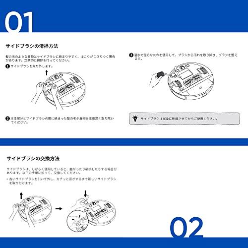 Klean Joy 用パーツキット (Eufy RoboVac 11S Max / 15C Max / 30C Max / G20 / G20 Hybrid / G30 / G30 Edge / G30 Hybrid 対応) フィルター 消耗品｜storebambi｜08