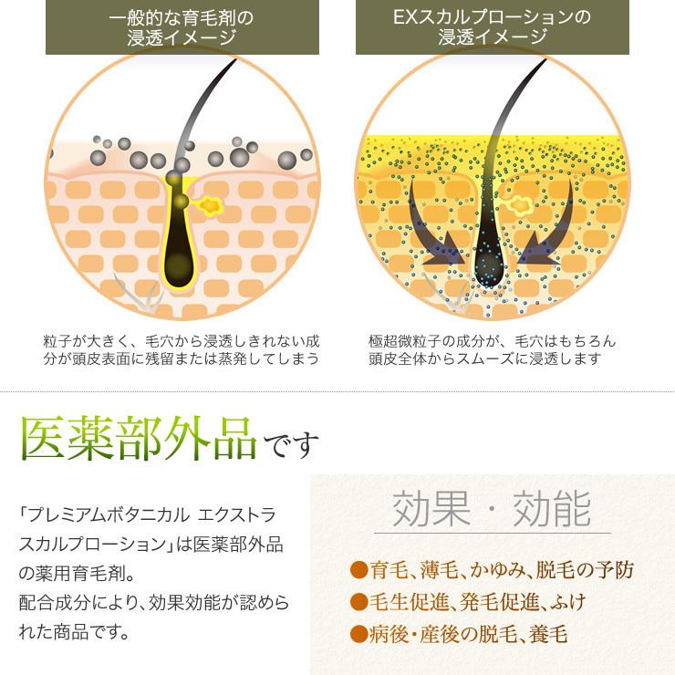 育毛サロン発 育毛剤 薬用 プレミアムボタニカル エクストラスカルプローション 300ml 医薬部外品 日本製　育毛 養毛 抜け毛 発毛促進 薄毛 頭皮 産後脱毛 | ブランド登録なし | 08