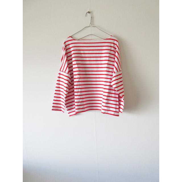 outil ウティ ボーダーバスクシャツ カットソー