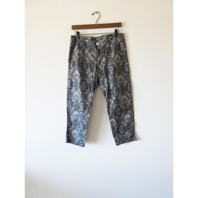 ハグオーワー 花柄パンツ CLOTH & CROSS ハグオーワー バレルベイカー