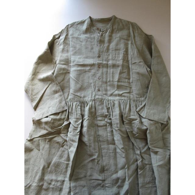 美品 2022SS nest Robe / ネストローブ 01221-1180 リネン近江晒 前 