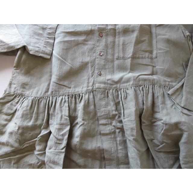 美品 2022SS nest Robe / ネストローブ 01221-1180 リネン近江晒 前 