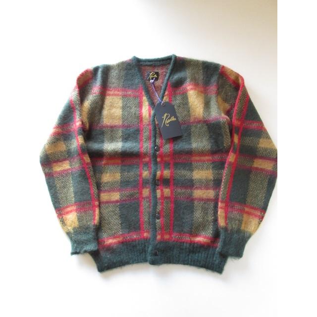 ニードルスMohair Cardigan-Tartan-Green サイズXS