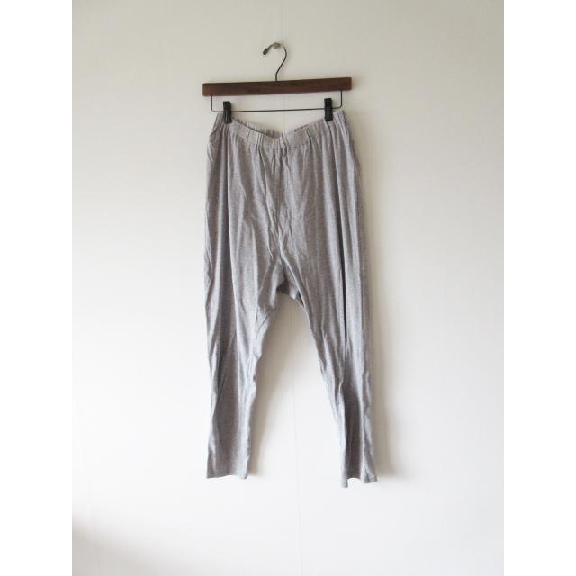 【mizuiro ind】ストレッチ イージーパンツ Mサイズ ライトグレー mizuiro ind（ミズイロインド） ストレッチ イージーパンツ
