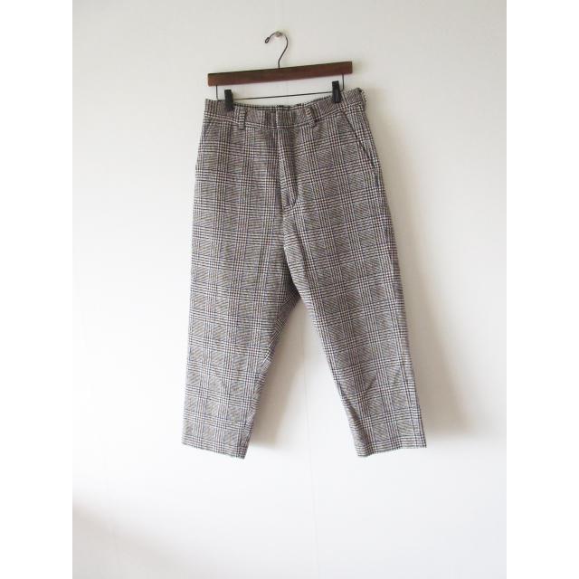 美品 R&D.M.Co- / オールドマンズテーラー ウールグレンチェックパンツ  