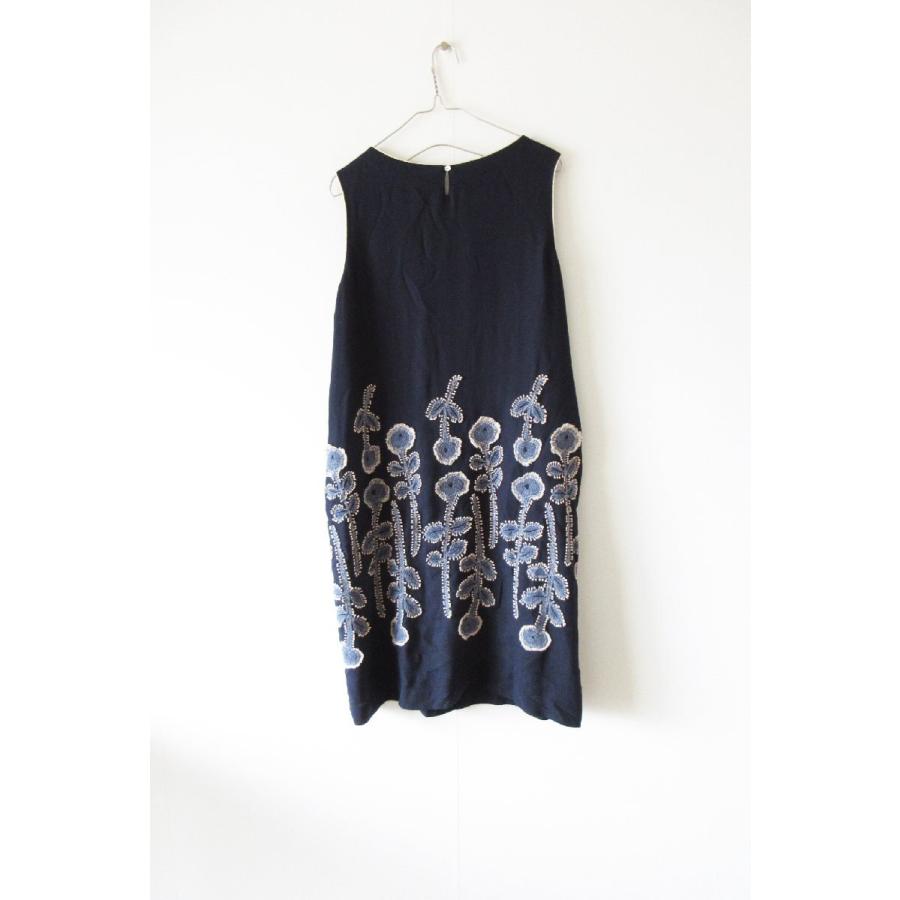 ミナペルホネン frost garden ノースリーブ　ワンピース　38 ミナペルホネン frost garden ノースリーブ ワンピース 38