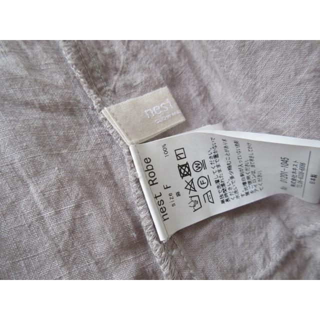 美品 2020SS nest Robe / ネストローブ 01201-1045 縮緬加工 美品 2020SS nest Robe / ネストローブ 01201-1045 縮緬加工