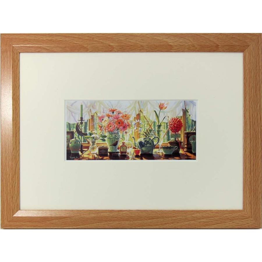 新品 笹倉鉄平 軽井沢の窓辺 軽井沢 風景 風景画 現代アート 額装付き