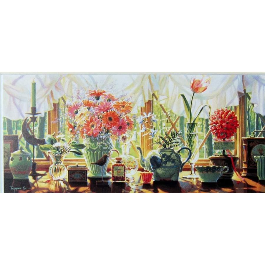 笹倉鉄平　軽井沢の窓辺 新品 笹倉鉄平 軽井沢の窓辺 軽井沢 風景 風景画 現代アート 額装付き