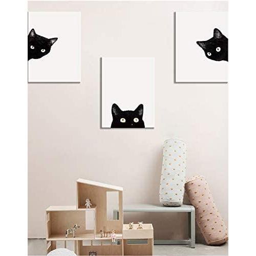 猫　インテリア　メインクーン　アクリル画　キャンバスF3号　BAEZ3 3点セット 猫 ネコ ねこ 現代アート 新品 モダンアート アート