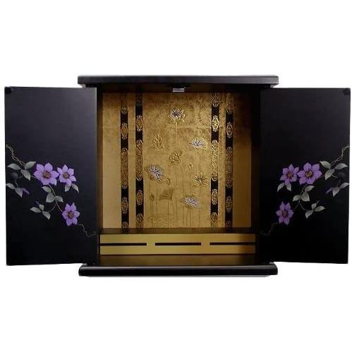 日本製 新品 仏壇 小型仏壇 ミニ仏壇 漆器 鉄仙 高級感
