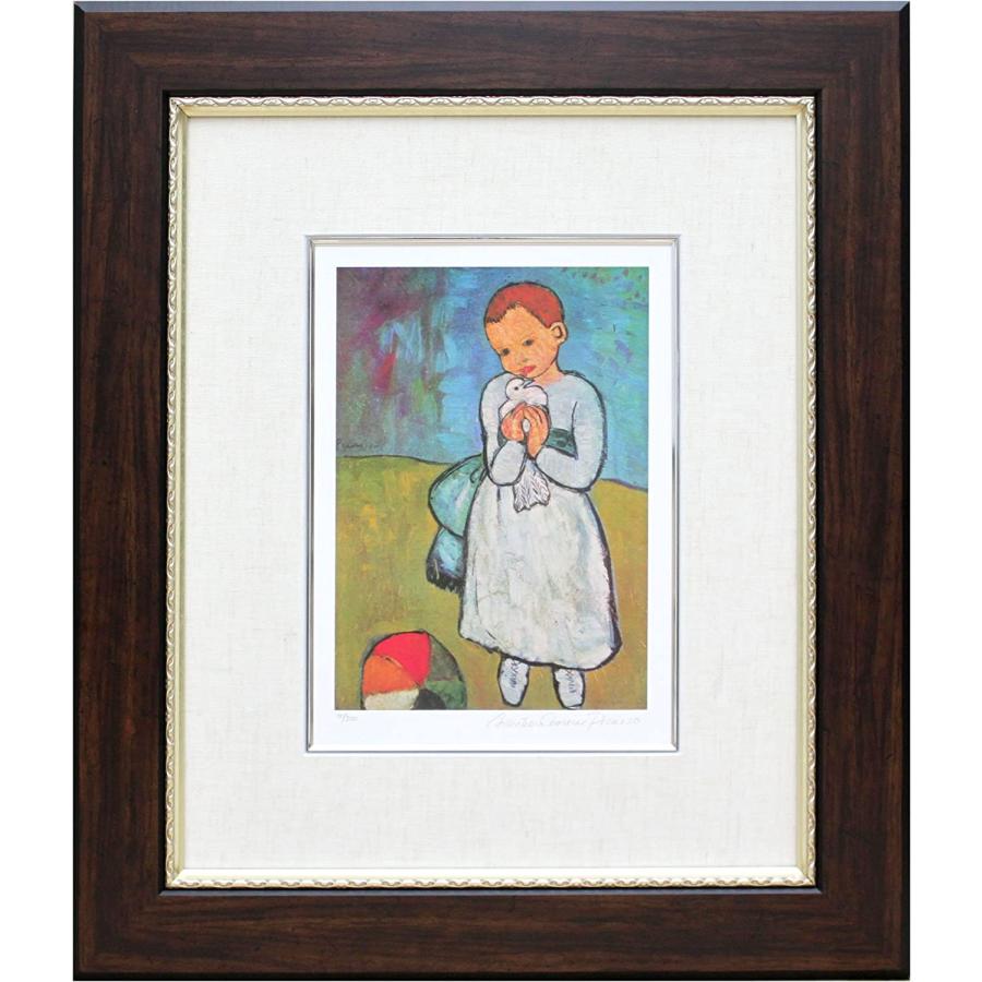 美品 パブロ・ピカソ「Vieux～」リトグラフ 直筆サイン入り お洒落な額装 パブロ・ピカソ「La femme～」リトグラフ 直筆サイン入り お洒落