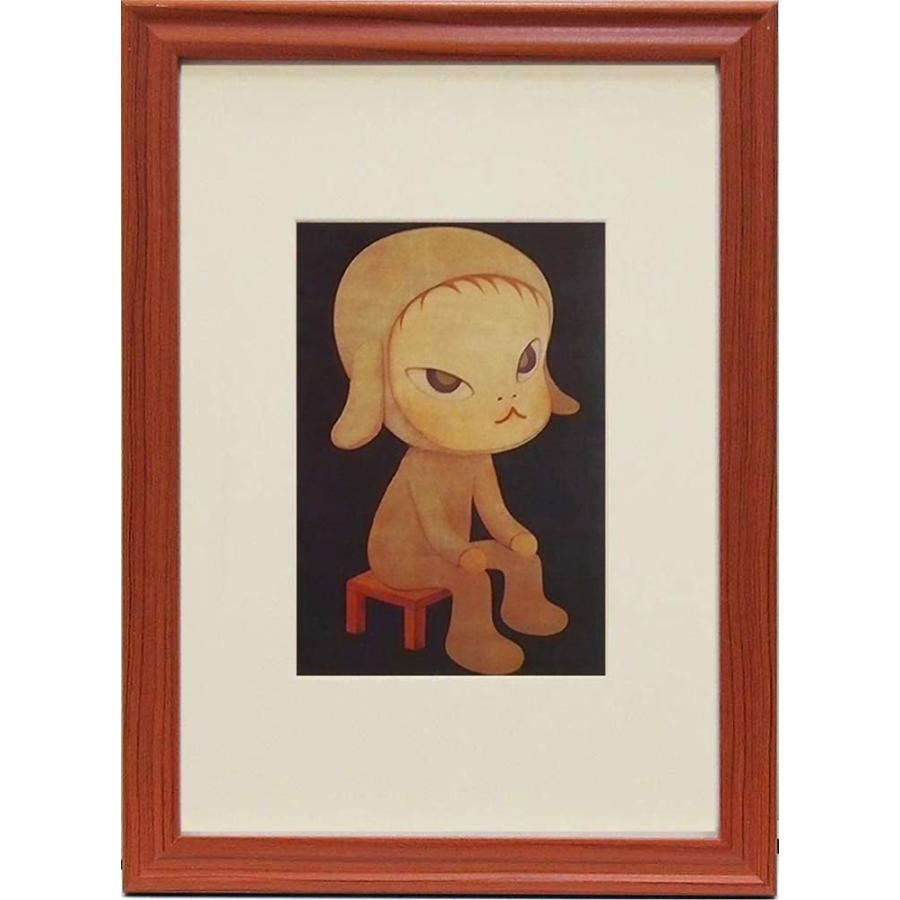 新品 奈良美智 絵画 現代アート 絵 額装付き アートプリント 額装