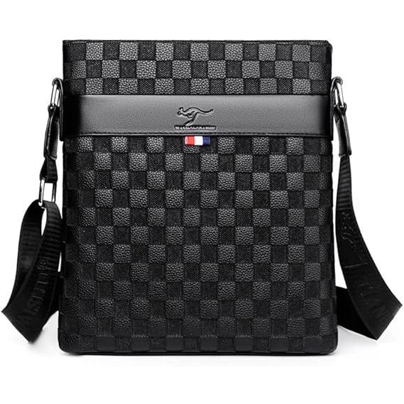 ルイヴィトン 好きにお勧め お洒落 ショルダーバッグ 格子柄 ブラック