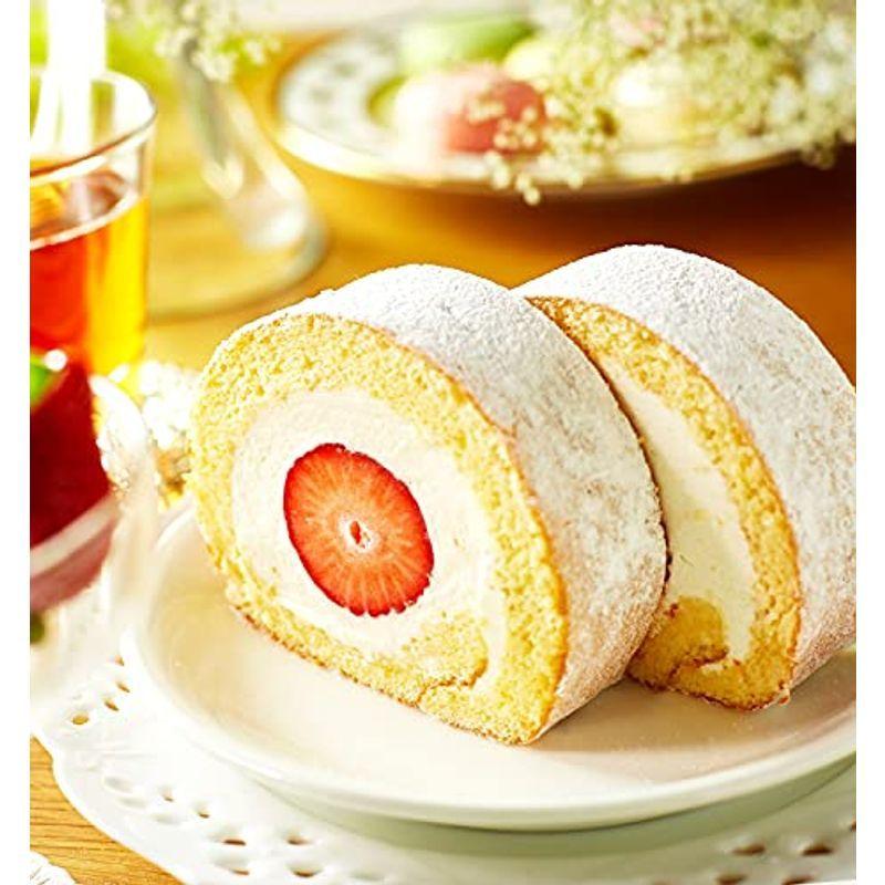 激安直営店 芦屋スイーツ 大粒完熟いちごのふわふわロールケーキ お取り寄せ 1箱