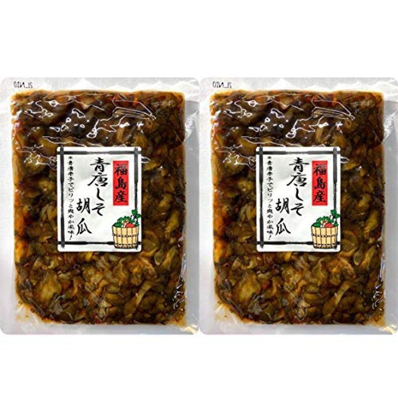 青唐しそ胡瓜150ｇ ２袋 福島県産きゅうり 青唐辛子 こだわりの特製醤油 お漬物 ご飯のおとも おつまみ 非常に高い品質