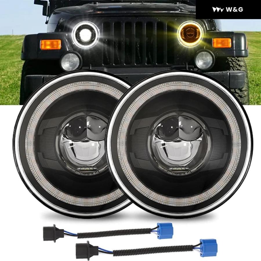 並行輸入品 車用LED 7インチLED ヘッドライト 日産 パトロール Y60