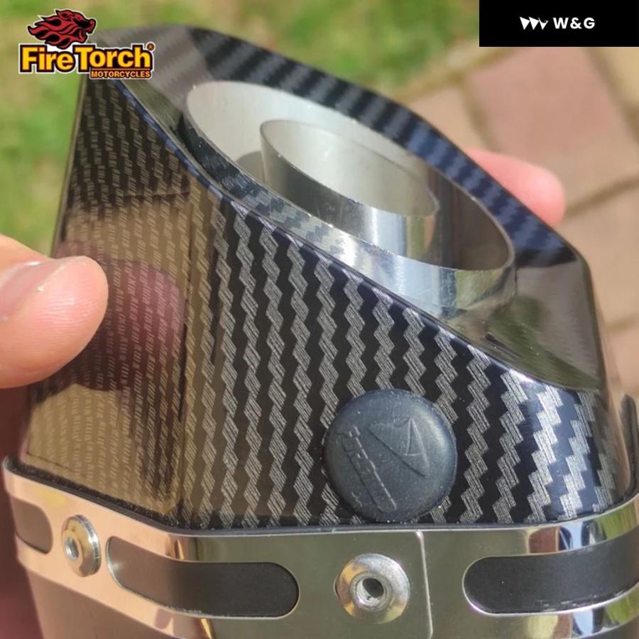 並行輸入品 スリップオン スズキ GW250 GW250F GW 250 オートバイ バイク 排気ミドルリンク パイプ ESPACE MOTO 51MM オートバイ バイク カーボンマフラーの画像