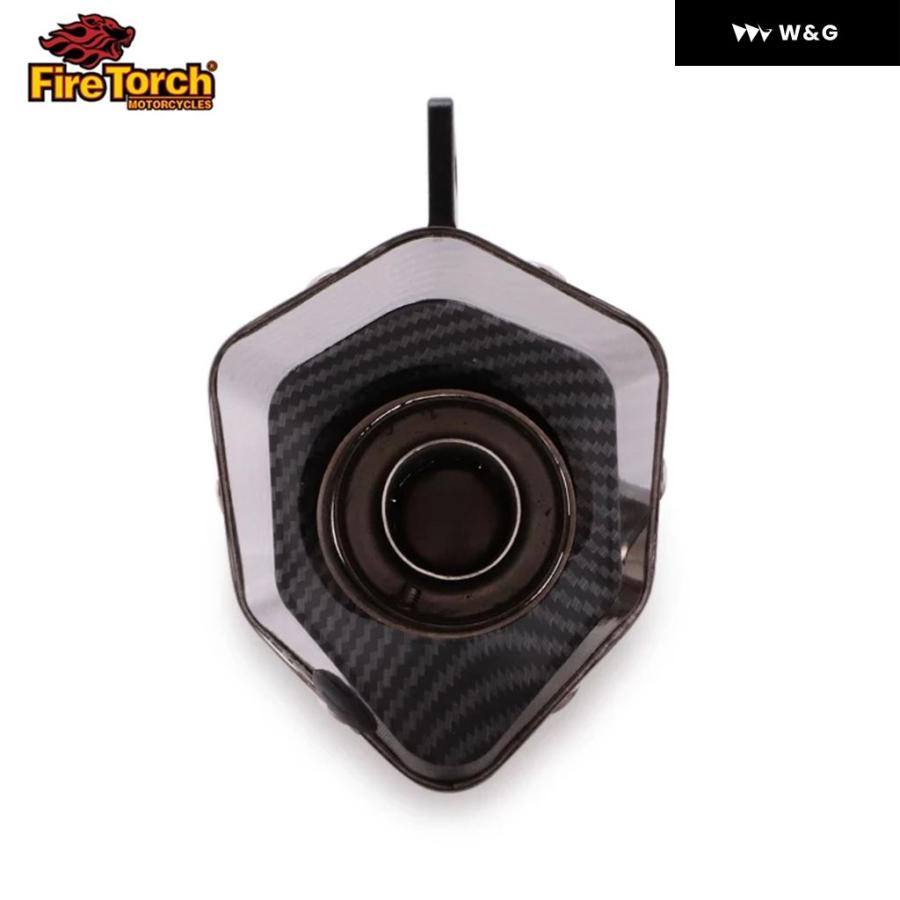 並行輸入品 スリップオン スズキ GW250 GW250F GW 250 オートバイ バイク 排気ミドルリンク パイプ ESPACE MOTO 51MM オートバイ バイク カーボンマフラーの画像
