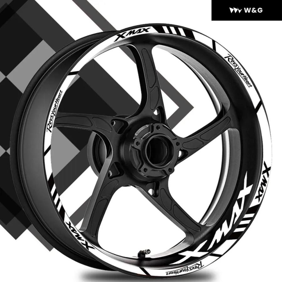 ホイールステッカー バイク用反射ホイールステッカー ハブデカール