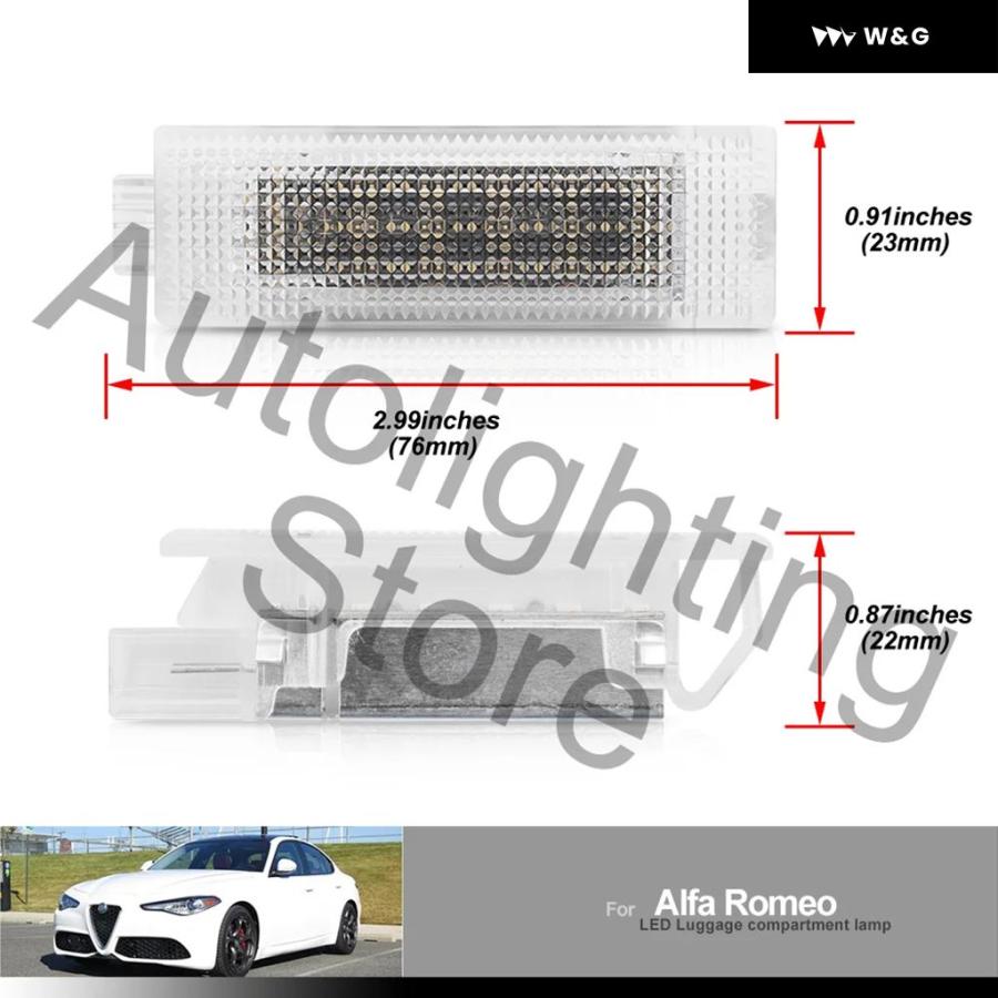 並行輸入品 1個 LED コンパートメント ラゲッジ ライト インテリア