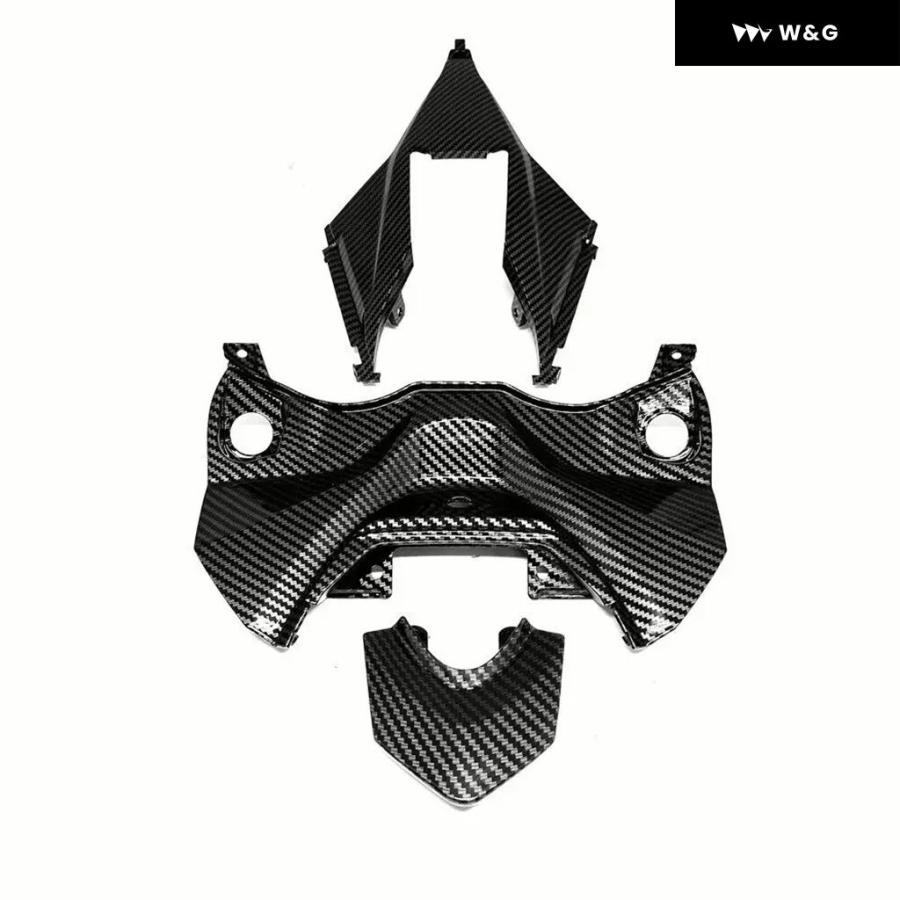 並行輸入品  ABS カーボンパターン仕上げ フロント リア フェアリング サイド ミッドテール シート カウルセット CBR10の画像