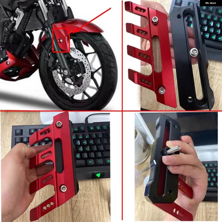 並行輸入品オートバイ フロントフェンダーサイドプロテクションガード マッドガード スライダー ヤマハ MT25 MT 25 MT-25アクセサリーの画像