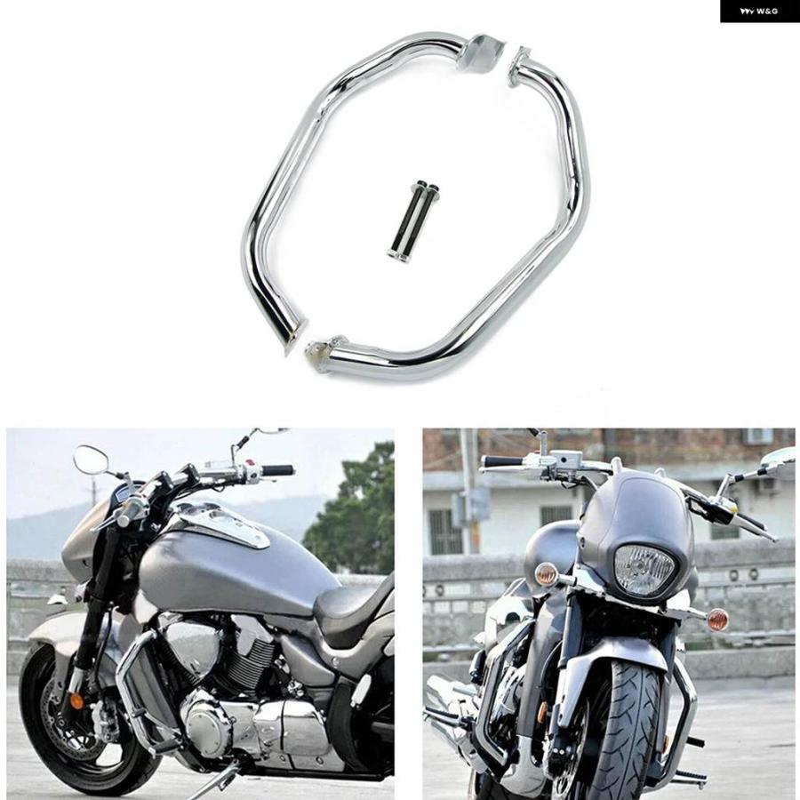並行輸入品オートバイ エンジン ガード バンパー スタントケージ クラッシュ バー プロテクター スズキ BOULEVARD INTRUDER M109R VZR1800 06-23_5