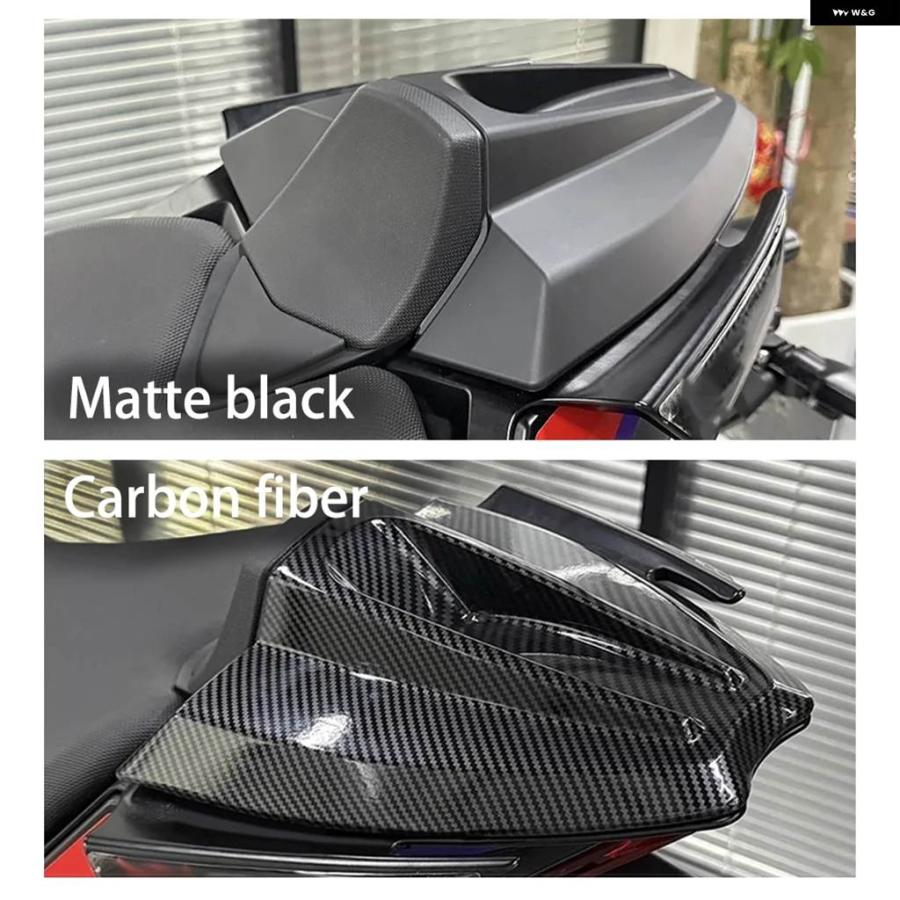 並行輸入品オートバイ リアシートカバー カウル フェアリング アプリリア RS457 RS 457 2024 2025 リア パッセンジャーピリオン ブラック カーボンの画像