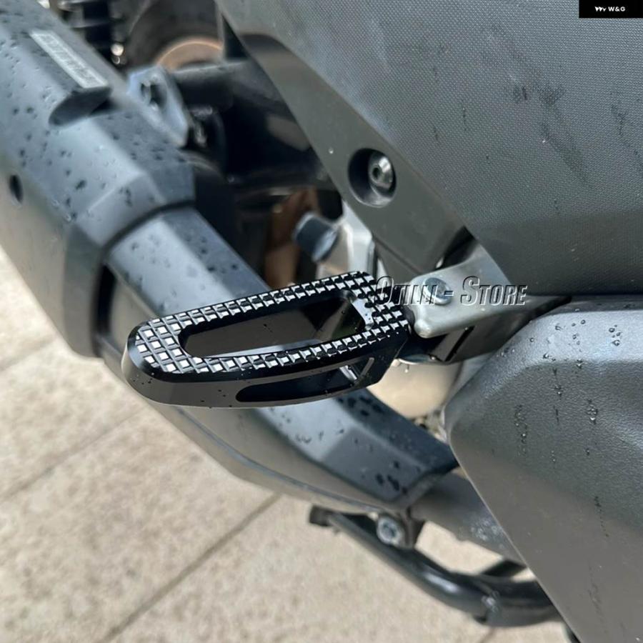 並行輸入品XMAX300 ヤマハ X-MAX300 X-MAX 2023 2024 - 2018 バイク アクセサリー リアパッセンジャー フットレスト ペグ フットレストの画像